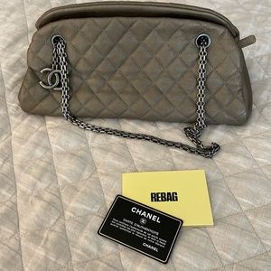 Chanel bowling bag, flawless, authentic